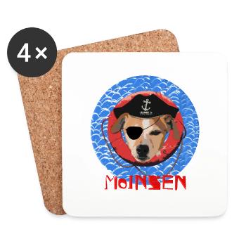 MOINSEN - Coasters (set of 4) - white - Front