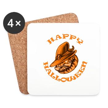 Halloween Candy Time - Coasters (set of 4) - white - Front