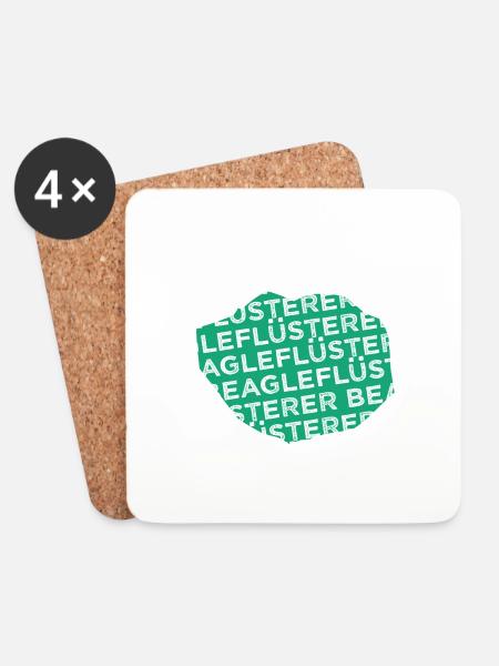lustig weihnachten geburtstagsgeschenkidee terrier - Untersetzer (4er-Set) - Weiß