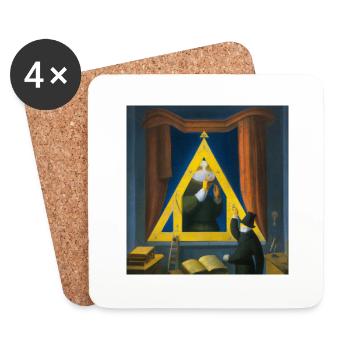 Secret Symbolism - Coasters (set of 4) - white - Front