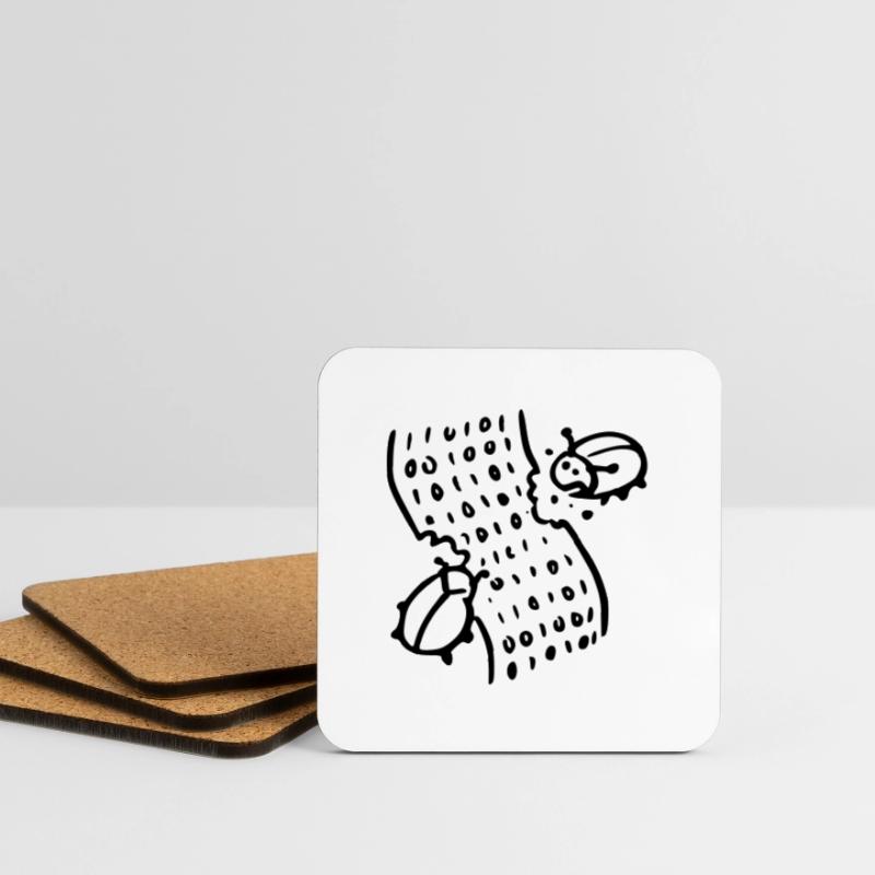 code bugs software Dessous de verre (lot de 4)