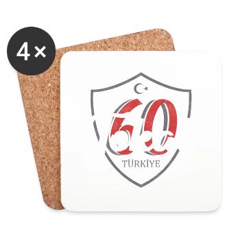 Tokat 60 - Coasters (set of 4) - white - Front