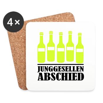 jga - Untersetzer (4er-Set) - Weiß - Vorne
