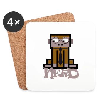 Orang Utan - Coasters (set of 4) - white - Front