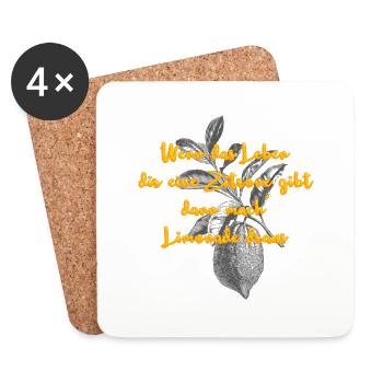 Lemonade - Coasters (set of 4) - white - Front