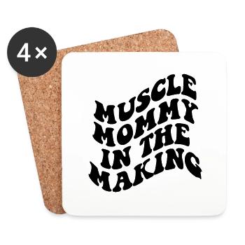 spreadshirtdesign 12 - Untersetzer (4er-Set) - Weiß - Vorne