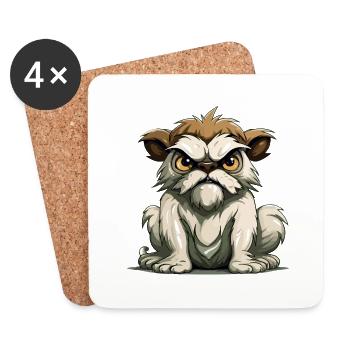 Argi the streum - Coasters (set of 4) - white - Front