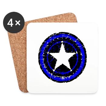 Stern CW BL - Coasters (set of 4) - white - Front