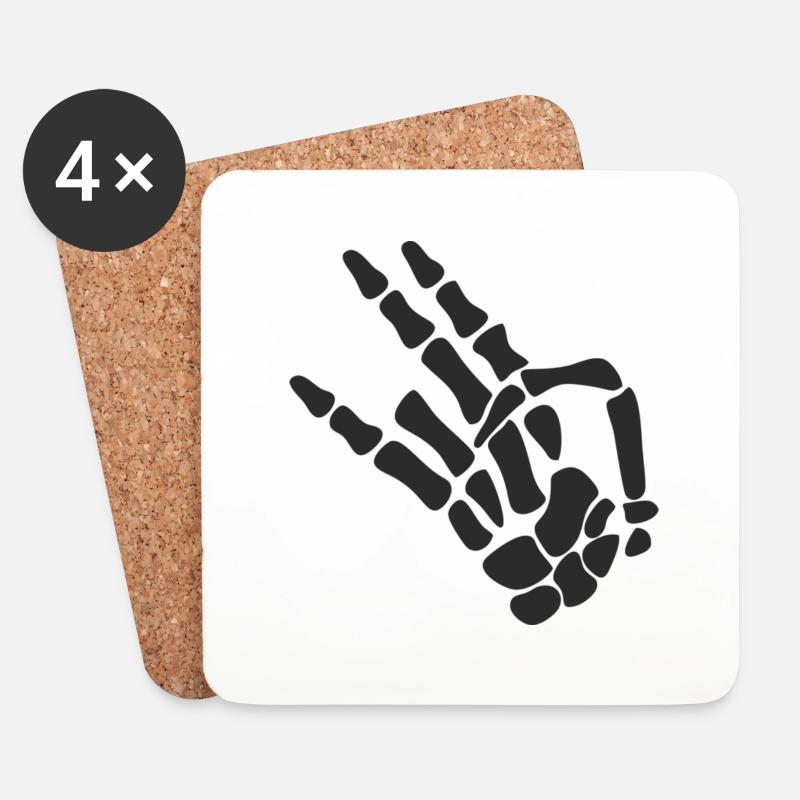 pngegg 40 - Untersetzer (4er-Set) - Weiß
