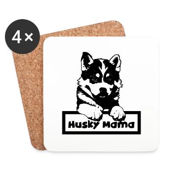 Funny Dog Pictures, Dog Love Pet - Coasters (set of 4) - white - Front