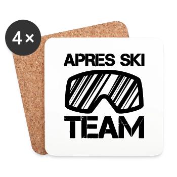Après Ski Team - Coasters (set of 4) - white - Front