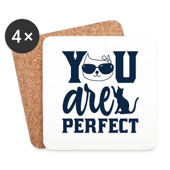 perfect - Untersetzer (4er-Set) - Weiß - Vorne