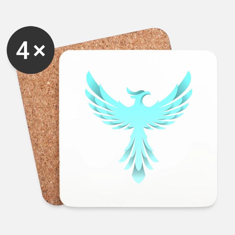 Phoenix Logo - Coasters (set of 4) - white