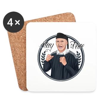Rieser Grantler // Illustration - Untersetzer (4er-Set) - Weiß - Vorne