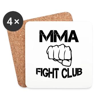 MMA Fight Club - Coasters (set of 4) - white - Front