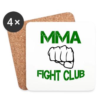 MMA Fight Club - Coasters (set of 4) - white - Front