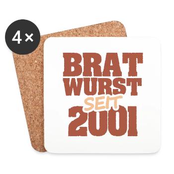 Barbecue 2001 - Coasters (set of 4) - white - Front
