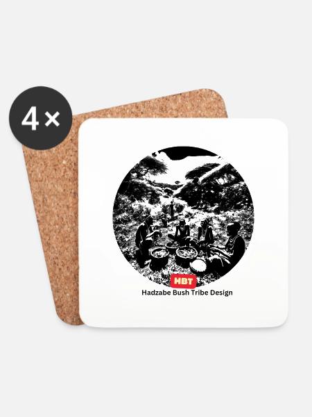 LGBT Bush Tribe - Coasters (set of 4) - white