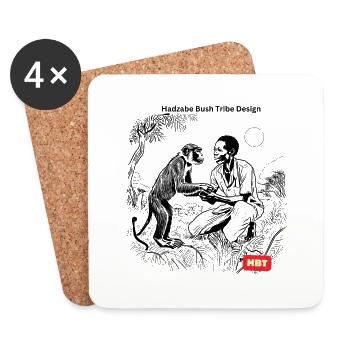 LGBT 13 - Dessous de verre (lot de 4) - blanc - Devant