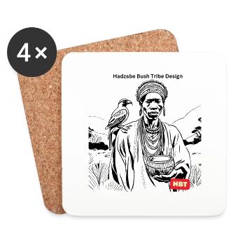 LGBT 7 - Dessous de verre (lot de 4) - blanc - Devant