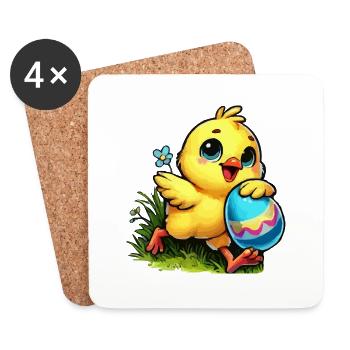 Chicks - Coasters (set of 4) - white - Front