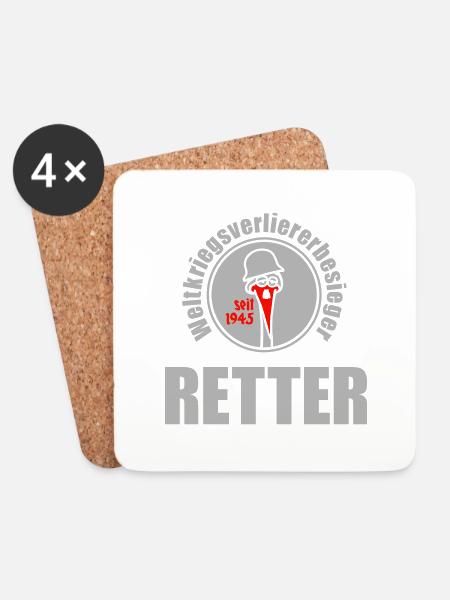 variante 2 - Untersetzer (4er-Set) - Weiß