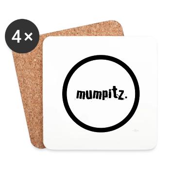 mumpitz - Untersetzer (4er-Set) - Weiß - Vorne