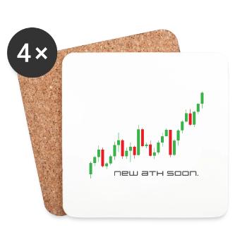 New ATH Soon - Dessous de verre (lot de 4) - blanc - Devant