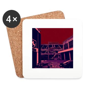 Maranello-1 theme - Coasters (set of 4) - white - Front
