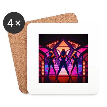 Babes - Coasters (set of 4) - white - Front