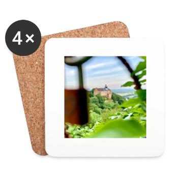 Lonely Castle - Coasters (set of 4) - white - Front