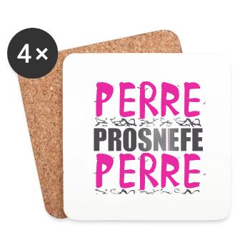 PERRE PROSNEFE - Untersetzer (4er-Set) - Weiß - Vorne
