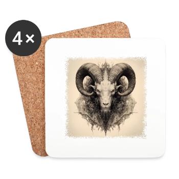 funny birthday present happy present idea - Coasters (set of 4) - white - Front