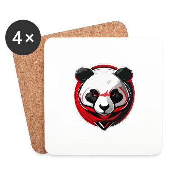 Panda - Coasters (set of 4) - white - Front