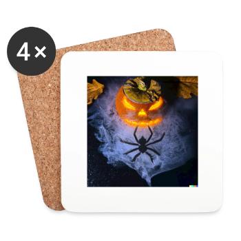 Helloween2 - Untersetzer (4er-Set) - Weiß - Vorne