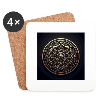 Vintage Style - Coasters (set of 4) - white - Front