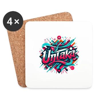Untaka Wear Kollektion - Untersetzer (4er-Set) - Weiß - Vorne