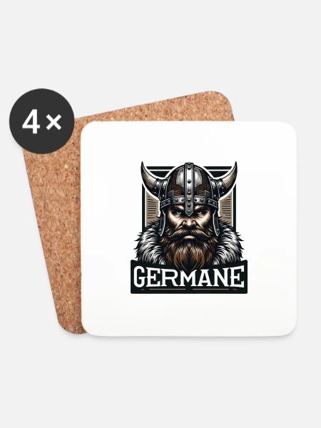 GERMANE - Untersetzer (4er-Set) - Weiß