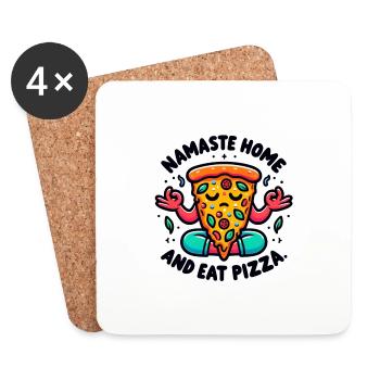 Namaste Home - Untersetzer (4er-Set) - Weiß - Vorne