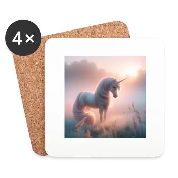 Unicorn - Coasters (set of 4) - white - Front