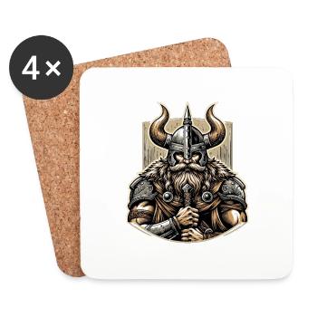 Viking Valor - Coasters (set of 4) - white - Front