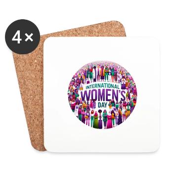 International Women's Day - Coasters (set of 4) - white - Front