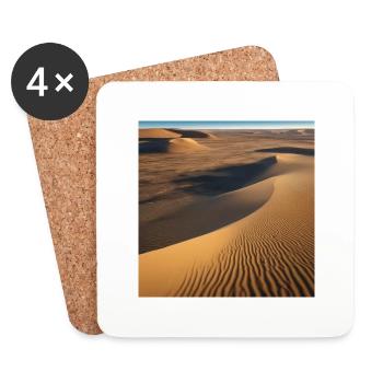 Desert harmony at dusk - Coasters (set of 4) - white - Front
