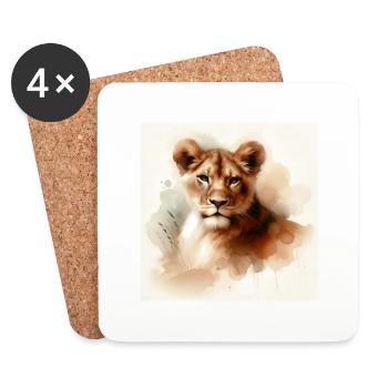 group1 1 - Coasters (set of 4) - white - Front