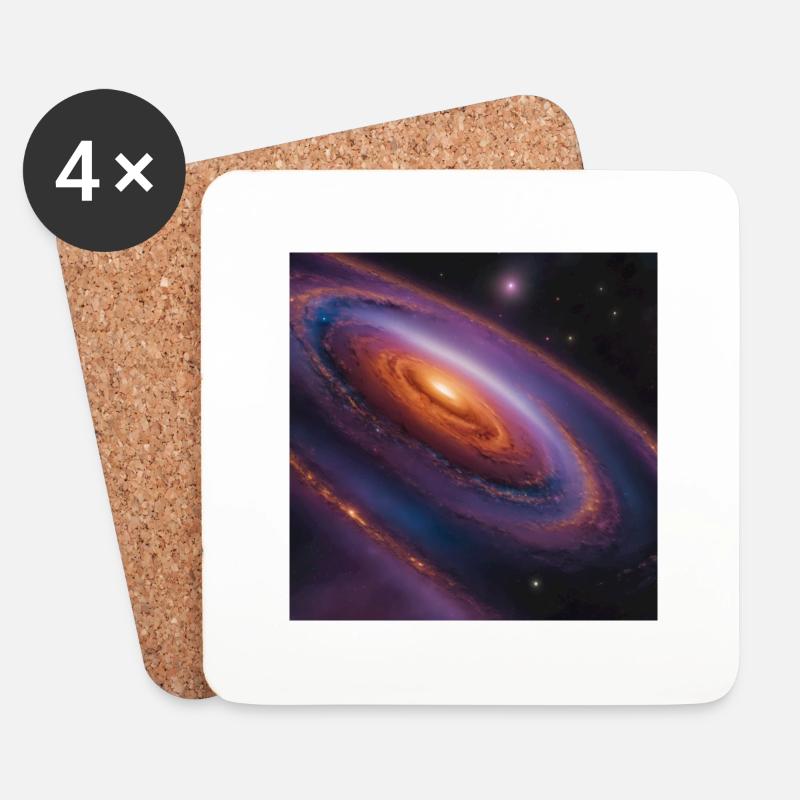 cosmos - Coasters (set of 4) - white
