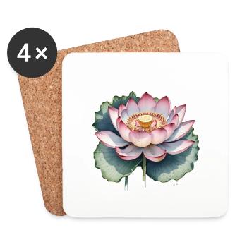 Flower Power - Coasters (set of 4) - white - Front