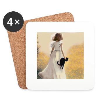 Time for us - Coasters (set of 4) - white - Front