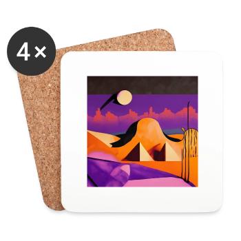 A secret place - Coasters (set of 4) - white - Front