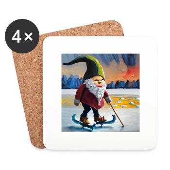 Dégèle - Dessous de verre (lot de 4) - blanc - Devant