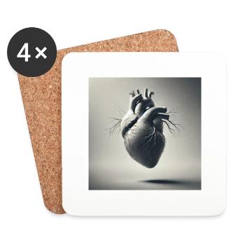 The origin - Coasters (set of 4) - white - Front